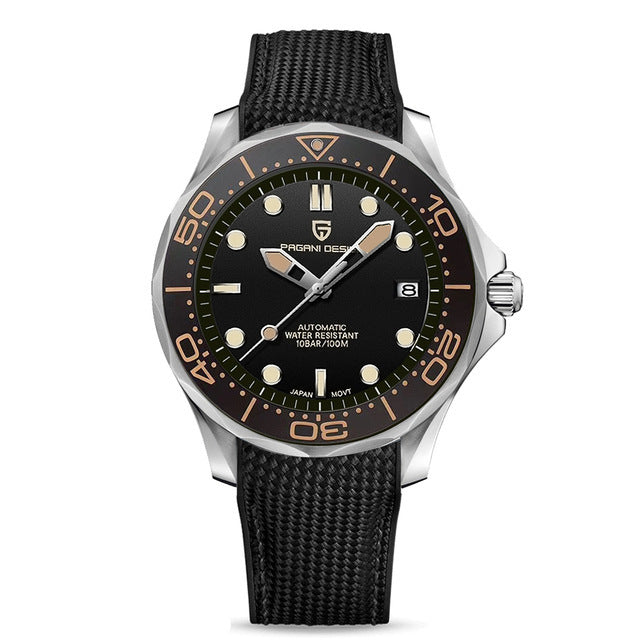PAGANI DESIGN PD-1667 Man Automatic Steel Strap Sports Watch