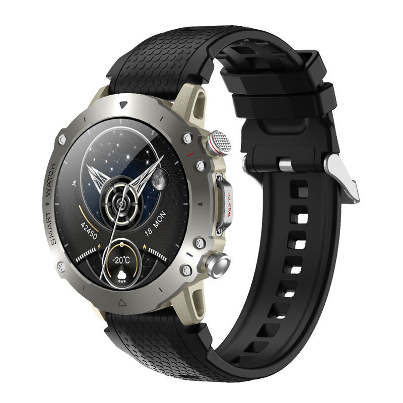 AMOLED JS1 SPORT Smart Watch fitness tracker heart rate blood oxygen meter BT call health Smart Watch Intelligent Bluetooth Calling Voice Assistant Watch - Acquisti Online