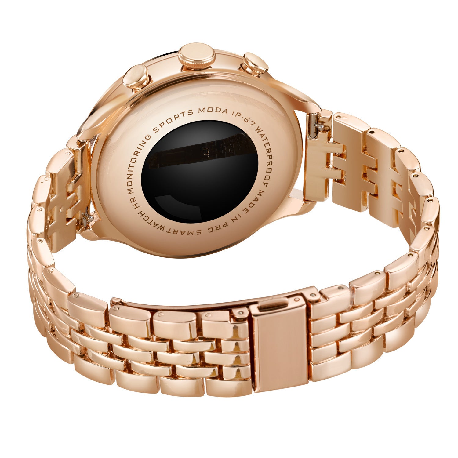 Smartwatch voor dames, Bluetooth-belhorloge, hartslagmeting, slimme resttelefoon, alle meldingen