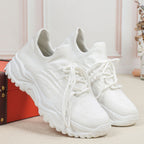 Summer And Autumn Plus Size Sports Breathable Flyknit Fashion Sock Shoes - Acquisti Online