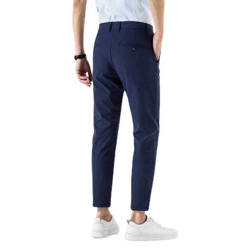 Men's Spring And Autumn Slim Fit Skinny Business Men's Suit Pants
