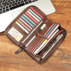 Top Layer Cowhide Men's Wallet Large Capacity Multifunctional - Acquisti Online