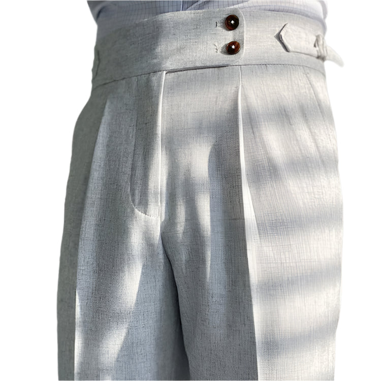 Men's Fashion Straight All-match High Waist Drooping Leisure Pants Fashionable Casual Formal Pants Men's Casual Pants