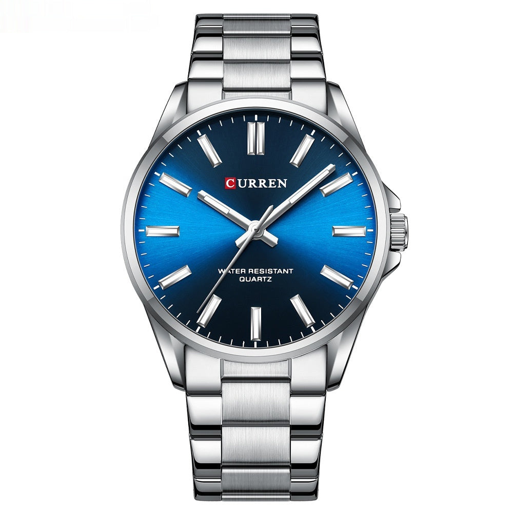 CURREN Fashion Brand Couple Watch Simple Quartz Stainless Steel Band Wristwatch Casual Business Couple Watch