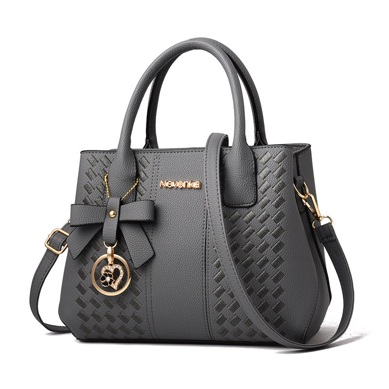 Women's Bag Fashionable Handbag Original Leathe Shoulder Bag Multi Pocket Large Capacity Portable Shoulder Messenger Bag
