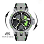 Men's Three-Dimensional Hollow Original 3D Real Super Car Watch Waterproof Quartz Watch Sports Men 360° Spin For Men
