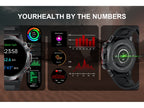 Man Multifunction Sports Bluetooth 1.43 in Amoled Display Smart Watch - Acquisti Online