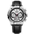 Herenhorloge Multifunctionele sportchronograaf Kalender Heren quartzhorloge