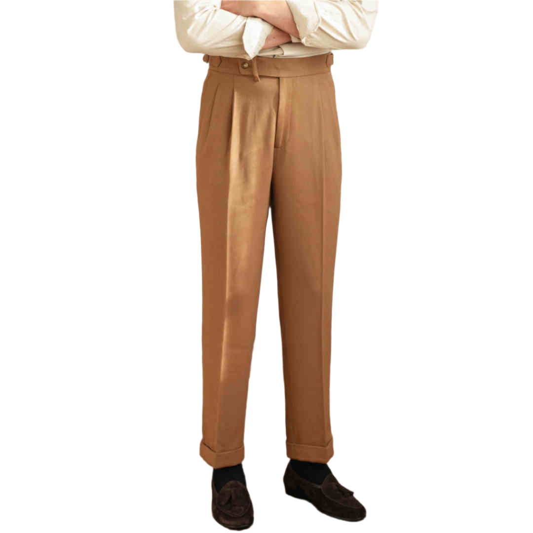 Heren modieuze casual zakelijke formele broek Retro All-match Naples gedrapeerd recht type heren casual formele broek
