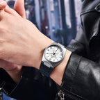 Heren quartzhorloge Fashion Business Simplicity waterdicht getijdenhorloge met kalender