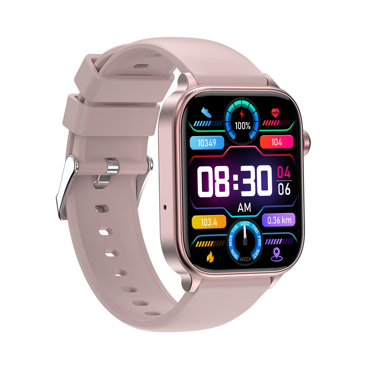 Nuovo Smart Watch ET570 con Chiamata Bluetooth, ECG, Funzione ECG, Misurazione non invasiva della glicemia, Misurazione dell'ossigeno nel sangue reale