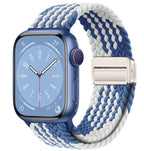 Smart Apple Watch Band Braided Solo Loop Band Magnetic Buckle Band MultiFunction Sports Mode iWatch
