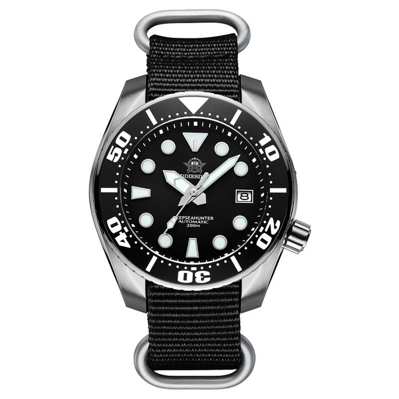 ADDIESDIVE Orologio meccanico automatico da uomo con cristallo di zaffiro BGW9 Orologio luminoso 200M Diver Orologi in acciaio inossidabile