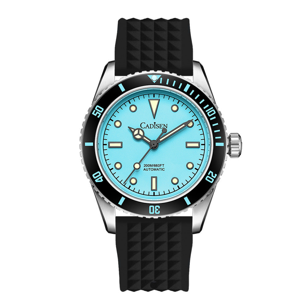 CADISEN Mens Automatic Watch Mechanical NH35 Movement Waterproof Sapphire Glass Casual Business Watches