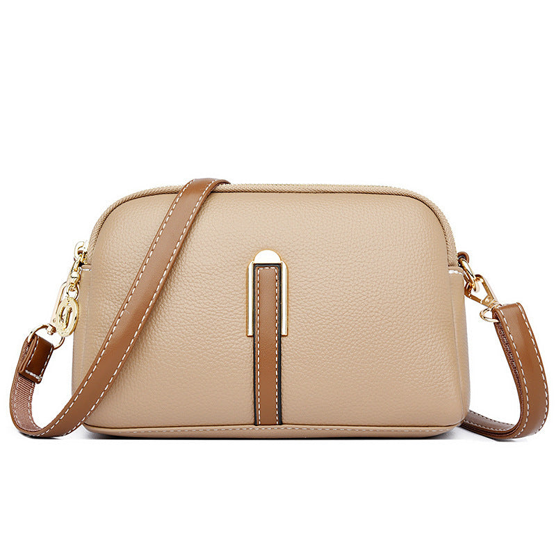 Dames modieuze schoudertas portemonnee portemonnee kleine tas grote capaciteit originele leren dames schoudertas