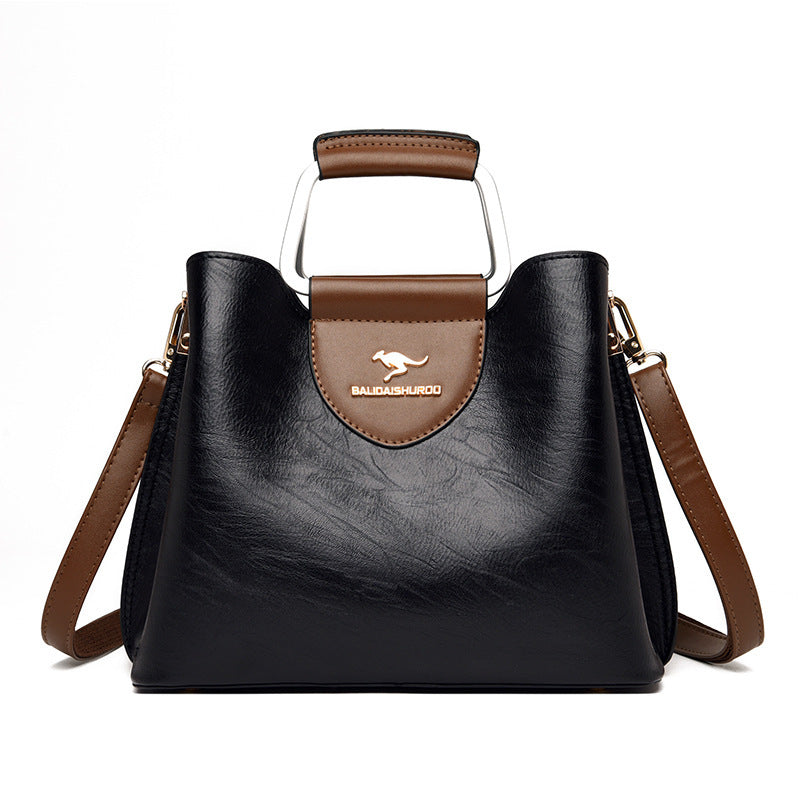Modieuze dameshandtas Originele leren grote capaciteit Crossbody tas Waterdichte modieuze dames schoudertas
