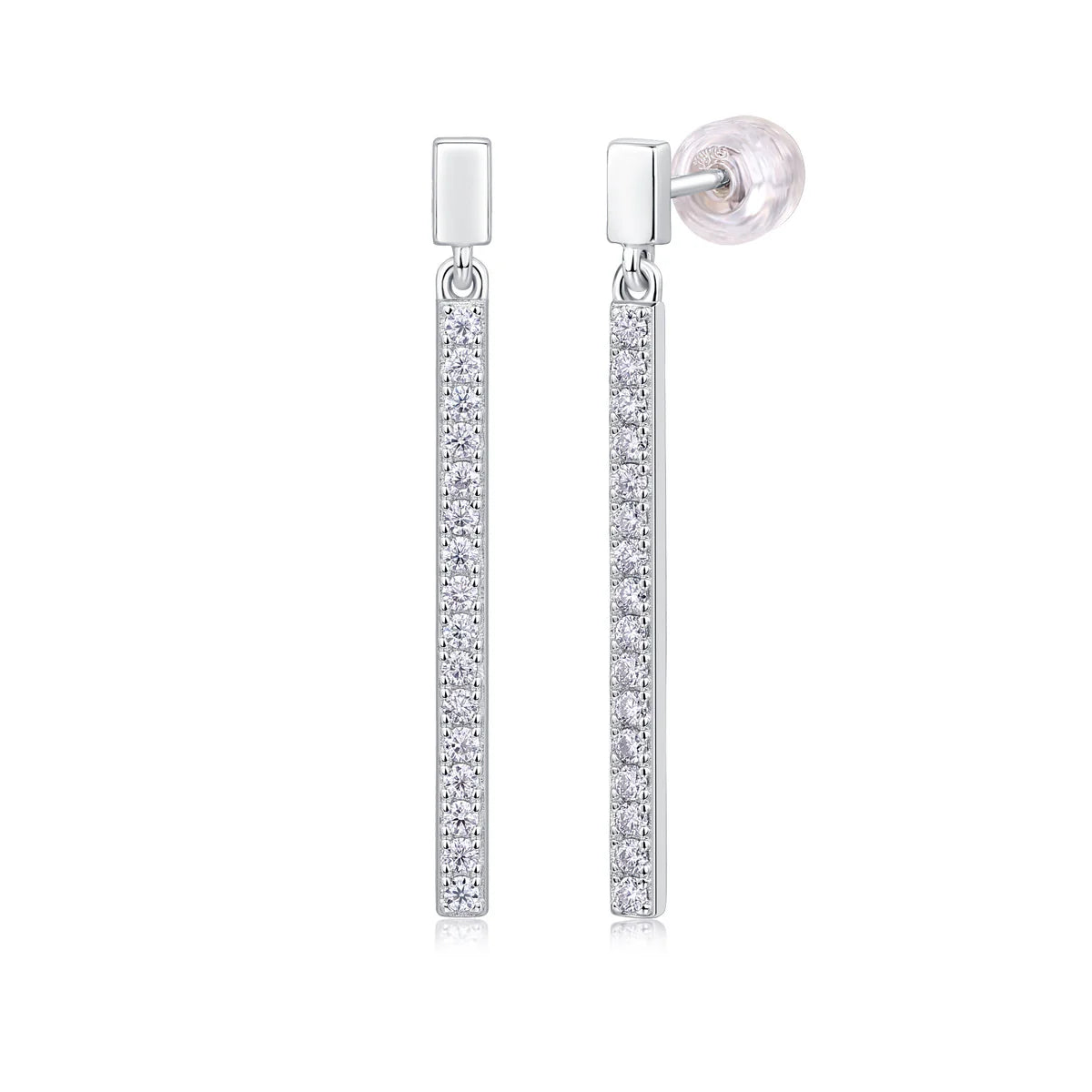 Luxe oorbellen voor dames: Moissanite diamanten oorbellen, 925 sterling zilveren oorbellen, heupoorringen, oorstekers.