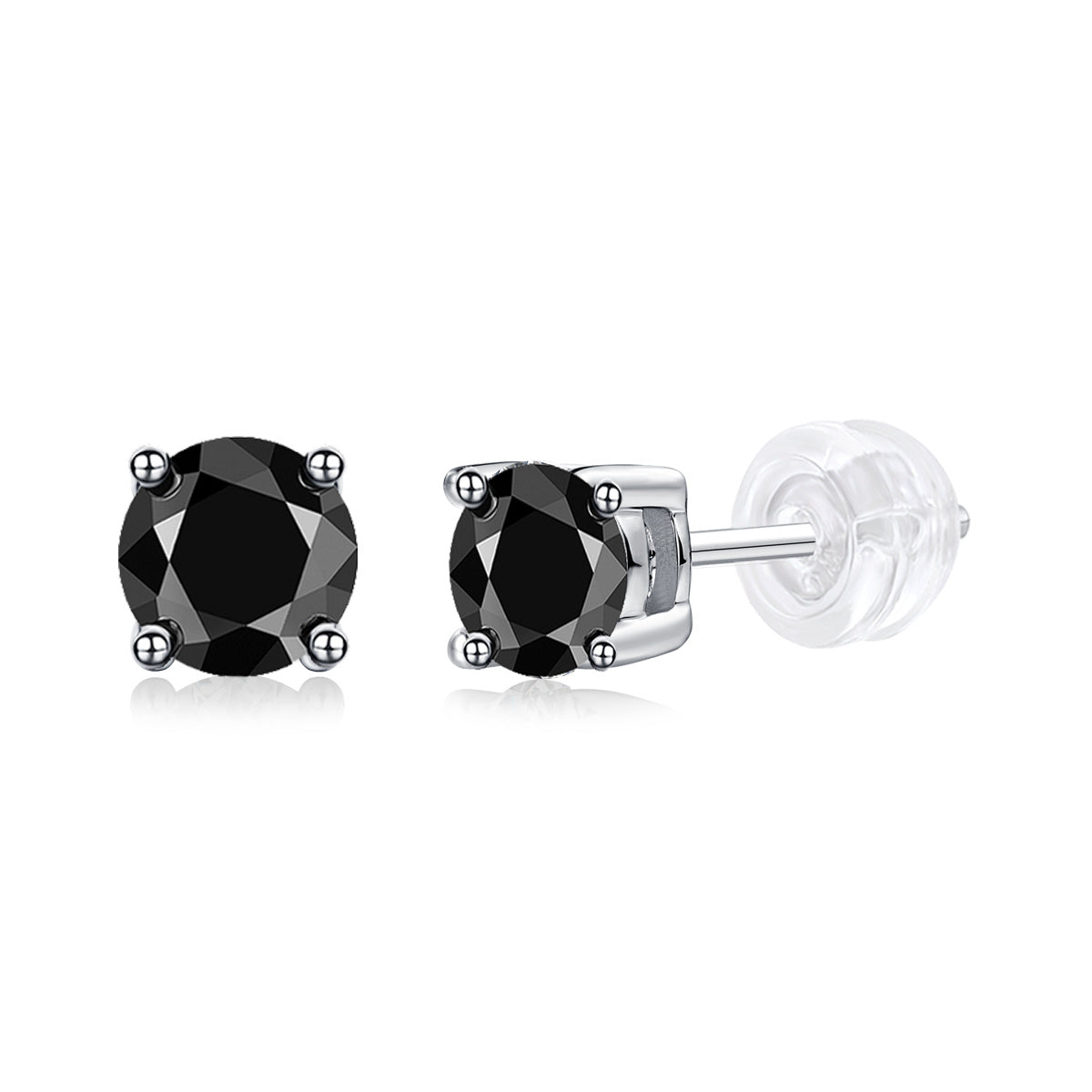 Pure Love Luxury Fashion Diamond Earrings Stud Set Mosan Diamond Silver Jewelry