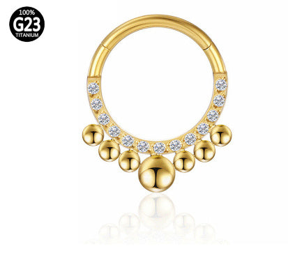 Piercing sieraden zirkoon neusring sluiting ring