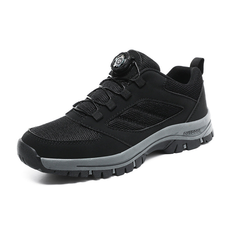 Extra Large Size Work Training Shoes Male Black Breathable - Acquisti Online