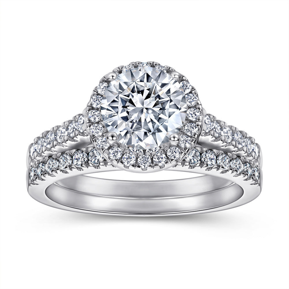 S925 Sterling Zilveren Niche Stacked Ring Vrouwen Persoonlijkheid