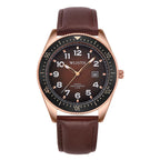 Men's Waterproof Luminous Calendar Quartz Watch Leather Strip