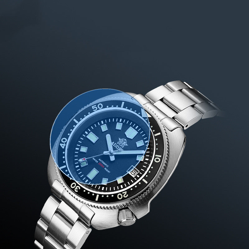Addiesdiving Men's Watch Stainless Steel 007 Sports NH35A Automatic Watch BGW9 Sapphire Crystal Diving Watch with Super Luminous Ceramic Bezel