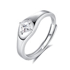 S925 Silver Couple Ring Original Design High End