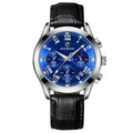 BINBOND Luxury Quartz Watch for Men Fashion Business Calendar Minimalist Wristwatch Sport Leather Watches Man Waterproof Luminous Men's Watch - Acquisti Online