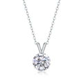 Luxe damesketting van 925 zilver met nis, moissanite en diamanten, V-vormige schakelketting, hoogwaardige modieuze hanger voor dames.
