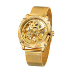 Men's Business Watches Automatic Mechanical Wristwatch with Steel Band Mechanical Watch Men Stainless Steel  30M Water Resistant Business Wristwatch