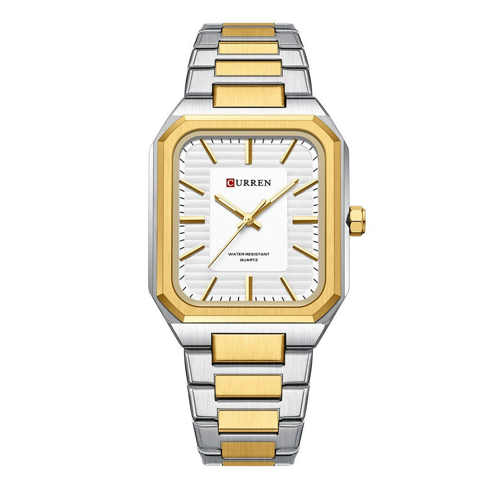 CURREN Fashion Herenhorloges Lichtgevend Waterdicht Roestvrijstalen Quartz Horloge Heren Casual Chronograaf Horloge Reloj Homb