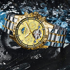 POEDAGAR Man Luxury Automatic Tourbillon Waterproof Steel Band Watch - Acquisti Online