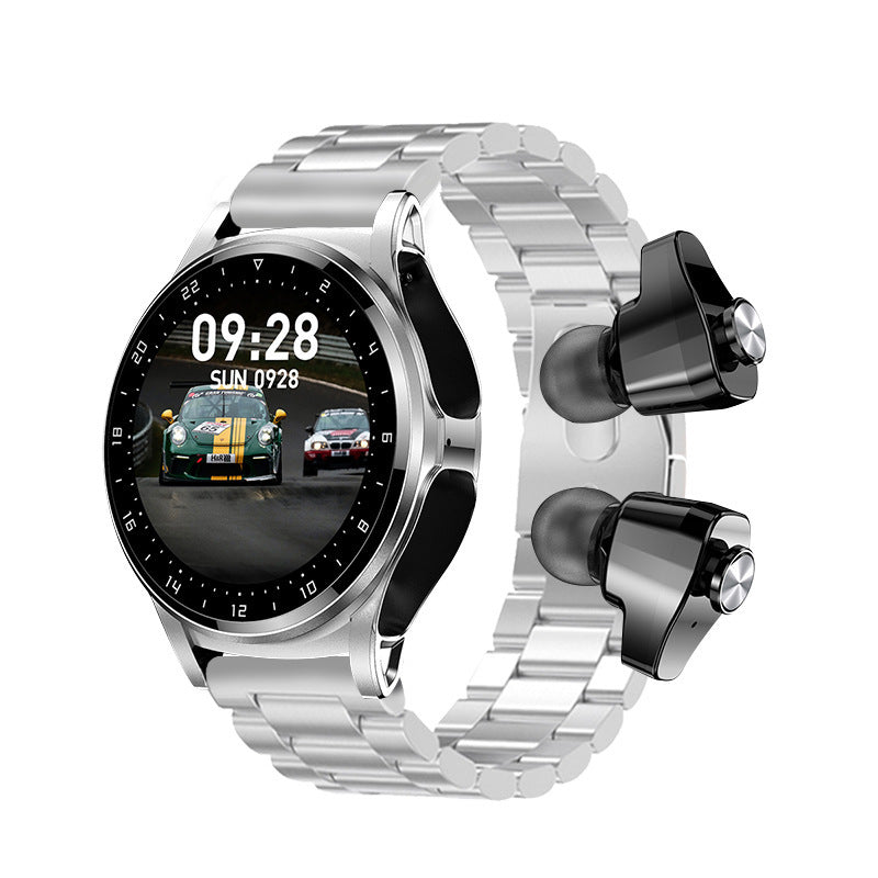 Smart Watch TWS 2 in 1 Bluetooth HD Chiamata vocale con auricolare