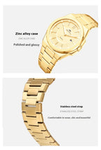 BESTWIN Men's Fashionable Watch Automatic Quartz Movement Watch Waterproof Steel Band Man Watch - Acquisti Online