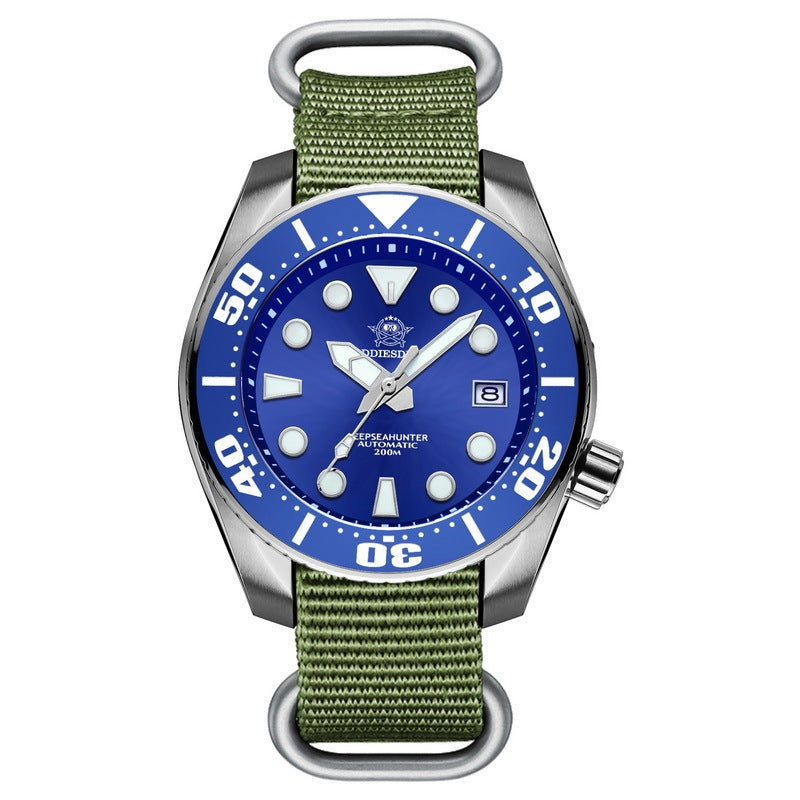 ADDIESDIVE Orologio meccanico automatico da uomo con cristallo di zaffiro BGW9 Orologio luminoso 200M Diver Orologi in acciaio inossidabile