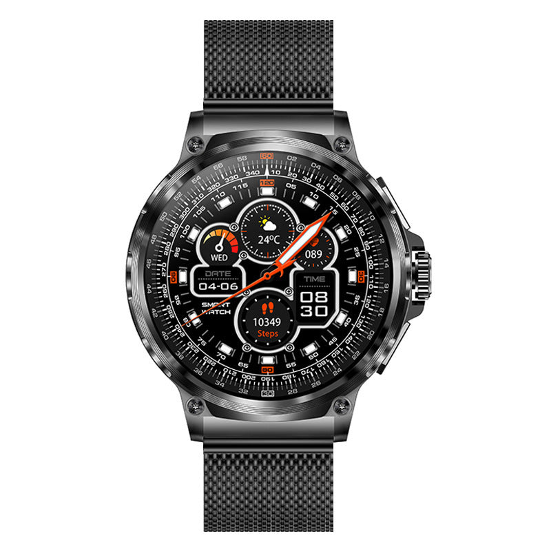 Orologio intelligente Bluetooth con chiamata, frequenza cardiaca, ossigeno nel sangue, multisport