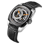 Orologio sportivo da uomo di alta qualità REEF TIGER, impermeabile, con cinturino in vera pelle, multifunzione, RGA3319, orologio meccanico automatico