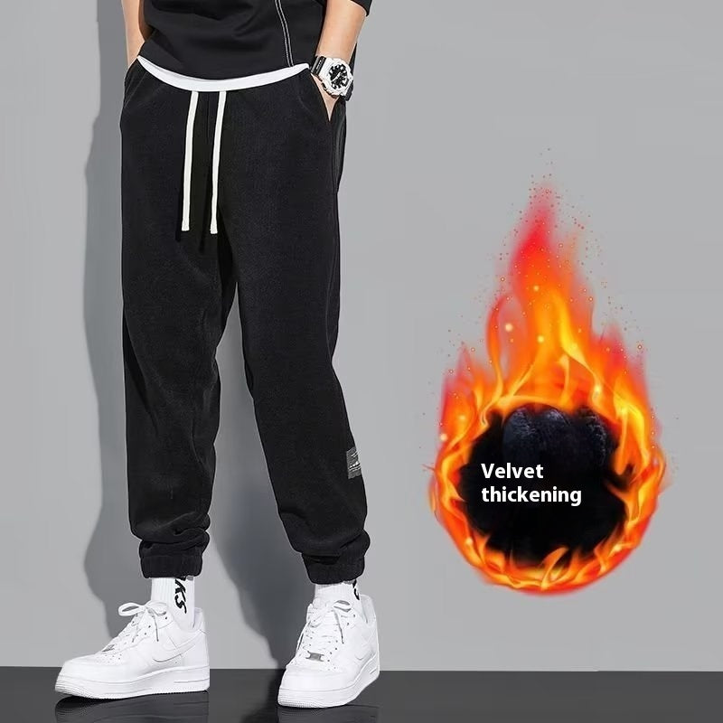 Men's Casual All-matching Pants Corduroy Sweatpants - Acquisti Online