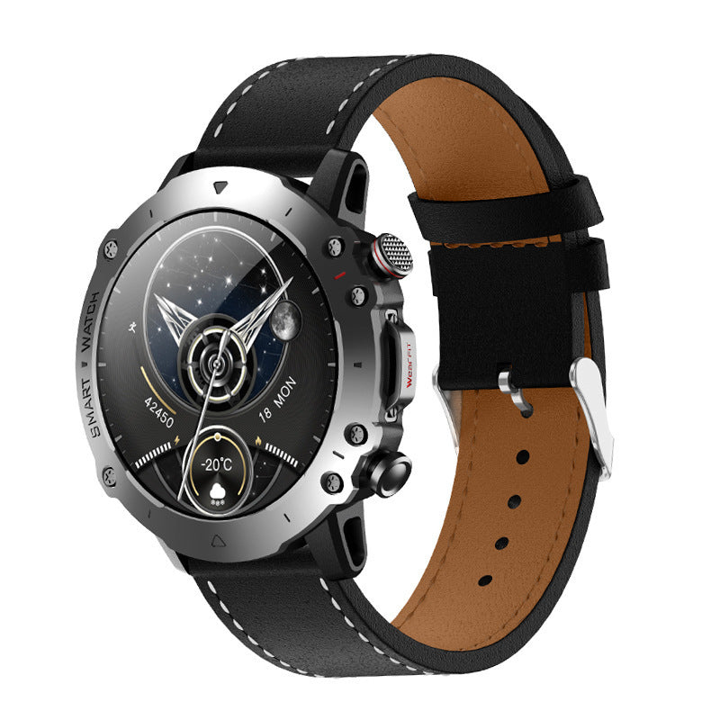 AMOLED JS1 SPORT Smart Watch fitness tracker heart rate blood oxygen meter BT call health Smart Watch Intelligent Bluetooth Calling Voice Assistant Watch - Acquisti Online