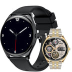 Smartwatch ultrasottile da 143 pollici con cardiofrequenzimetro, ossigeno nel sangue, chiamate Bluetooth e assistente vocale