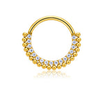 Piercing sieraden zirkoon neusring sluiting ring