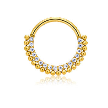 Piercing Jewelry Zircon Nose Ring Closure Ring