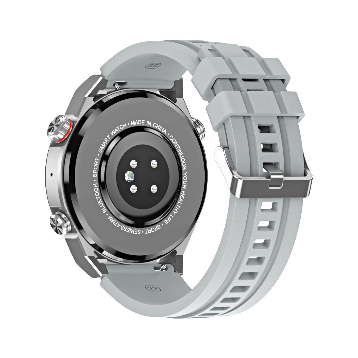 Smartwatch voor heren, NFC ECG+PPG, Bluetooth, GPS, bewegingssensor, kompas, armband, smartwatch