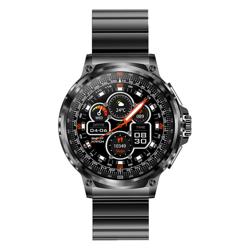 Orologio intelligente Bluetooth con chiamata, frequenza cardiaca, ossigeno nel sangue, multisport