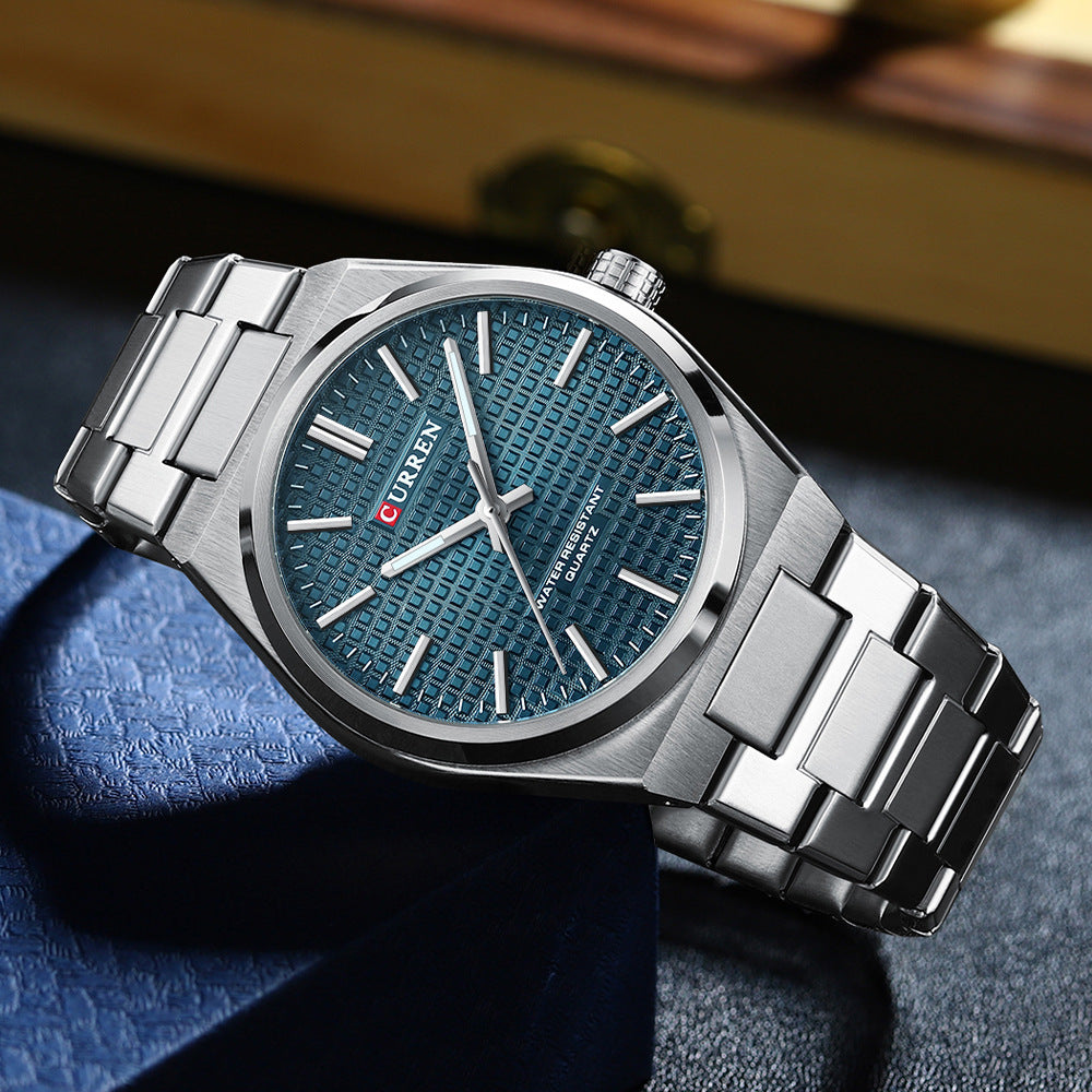 Men's Simplicity Grid Quartz Business  Men's Watch