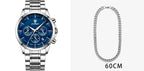 Orologi sportivi da uomo, orologio al quarzo multifunzionale e impermeabile