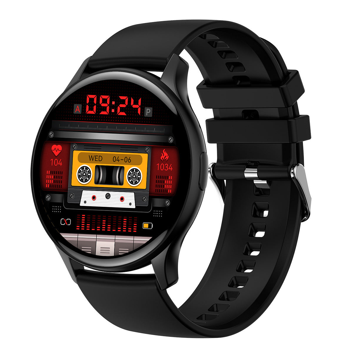 HK89 Smart Watch AMOLED-scherm NFC Bluetooth-oproepgezondheidsmonitoring Slimme herinnering Sport Smartwatch voor Android iOS