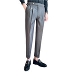 Men's Fashion Thin Draping Belt Decorative Casual Pants