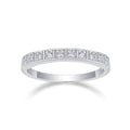 Women Luxury Rings S925 Sterling Silver Moissanite Diamond Ring High Quality Cubic Zirconia Eternity Women Engagement Ring